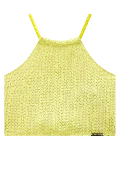 Top Cropped em Malha Tricot 78287 Vic&Vicky