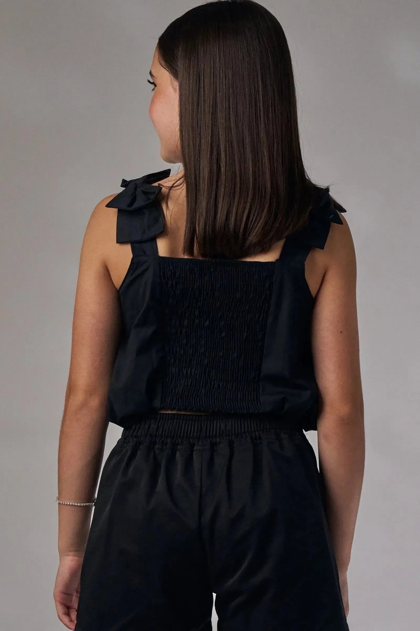 Top Cropped em Tricoline Mônaco com Elastano 86351 Lilimoon Teen Menina