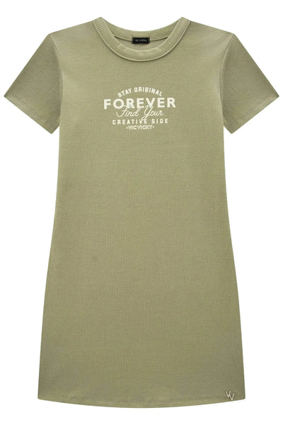 Vestido em Canelado Liz 87851 Vic&Vicky Teen Menina