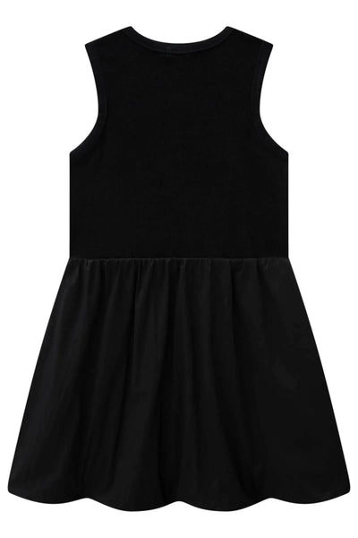 Vestido em Canelado Liz e Tricoline Mônaco 87852 Vic&Vicky Teen Menina