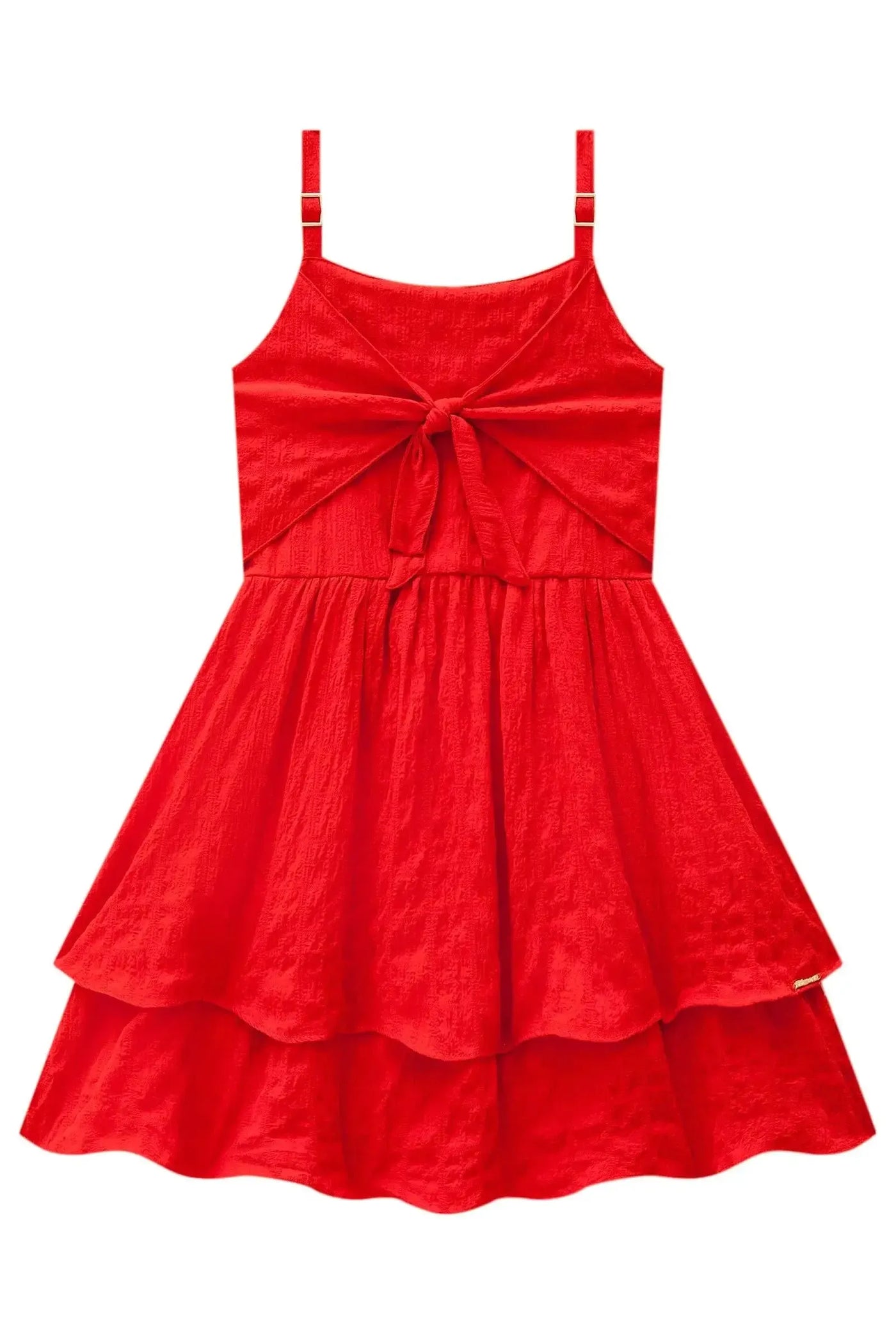 Vestido em Tecido Texturizado Isla 86591 Lilimoon Teen Menina