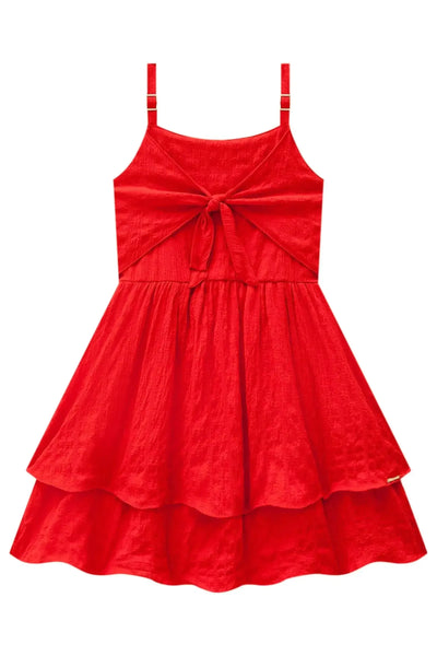 Vestido em Tecido Texturizado Isla 86591 Lilimoon Teen Menina