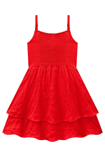 Vestido em Tecido Texturizado Isla 86591 Lilimoon Teen Menina