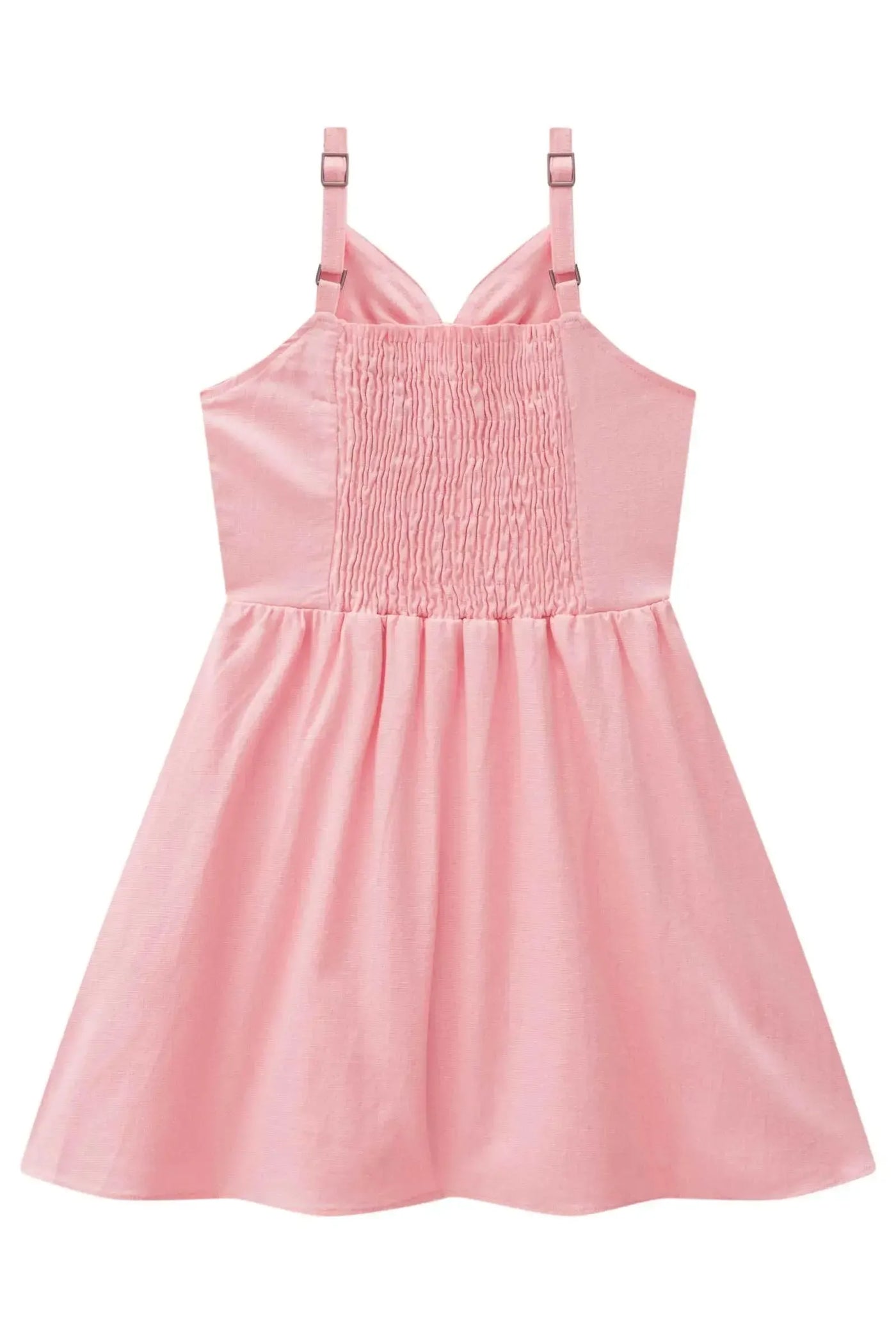 Vestido em Visco Linho Stretch 86590 Lilimoon Teen Menina