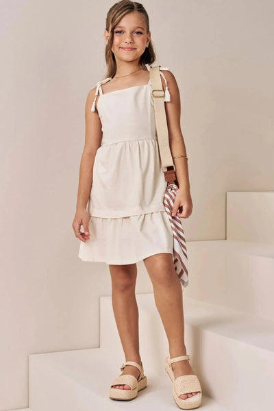 Vestido Médio em Viscolinho 88680 Vic&Vicky Teen Menina