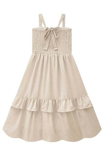 Vestido Midi em Linho Milano 87534 Lilimoon Teen Menina